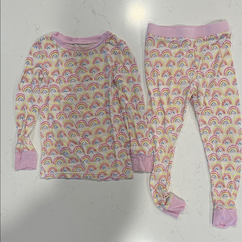 Little Sleepies Rainbow two piece (2T)
